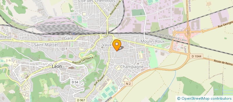 localisation de l'entreprise EURL YANNICK LEFEBVRE à LAON
