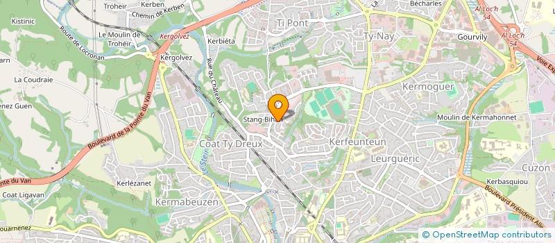 localisation de l'entreprise EURL YANNLB à QUIMPER