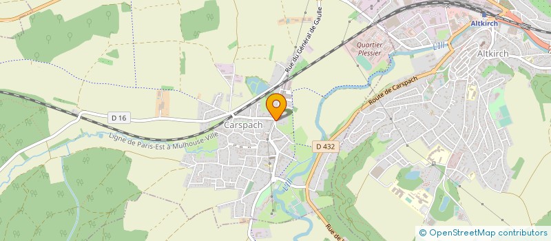 localisation de l'entreprise EURL YILDIRIM CONSTRUCTION  CARSPACH