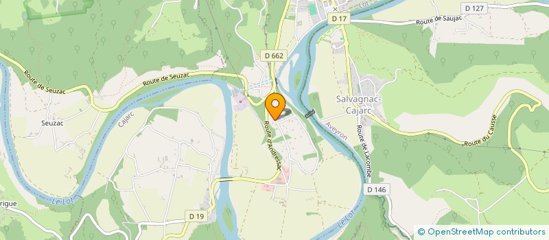 localisation de l'entreprise EURL YJEAUX  CAJARC