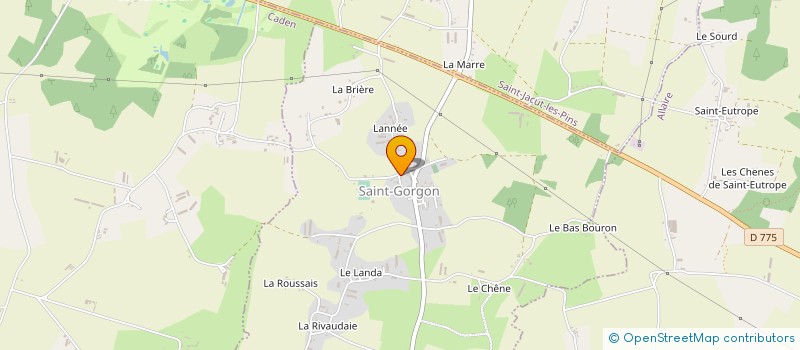 localisation de l'entreprise EURL YOANN VOISIN  SAINT-GORGON