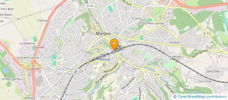 localisation de l'entreprise EURL Z TOURS à MORLAIX