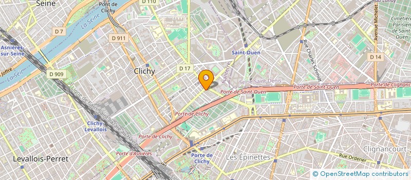 localisation de l'entreprise EURL ZANI PHIL à CLICHY