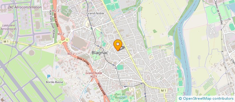 localisation de l'entreprise EURL ZANIN LUDOVIC  BLAGNAC
