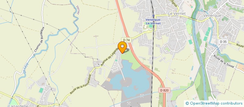 localisation de l'entreprise EURL ZANON MACONNERIE  VERNET