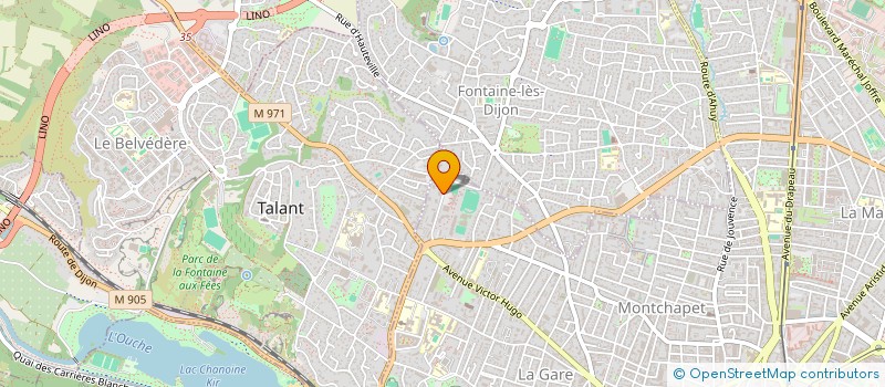 localisation de l'entreprise EURL ZEA 21 à DIJON
