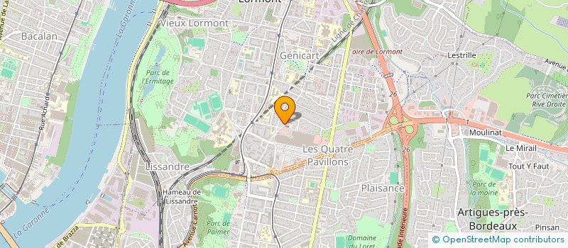 localisation de l'entreprise EURL ZEEBULON SERVICE  LORMONT