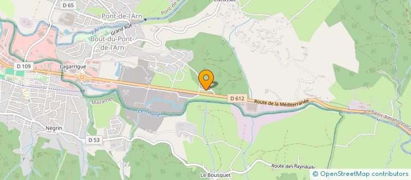 localisation de l'entreprise EURL ZEGHMATI  BOUT-DU-PONT-DE-LARN