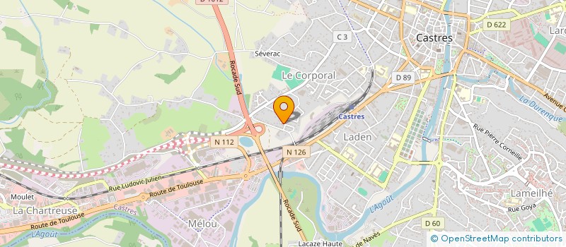 localisation de l'entreprise EURL ZEKHNINI  CASTRES