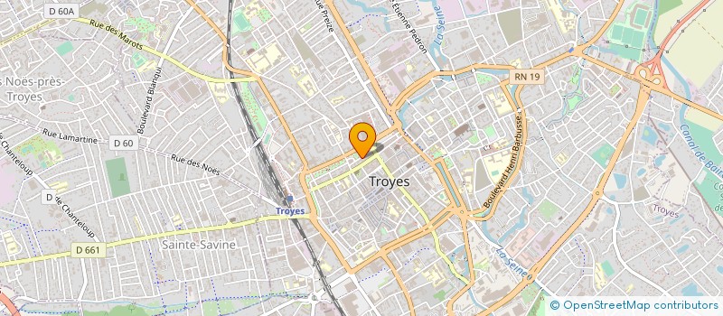 localisation de l'entreprise EURO 10 SERVICES à TROYES