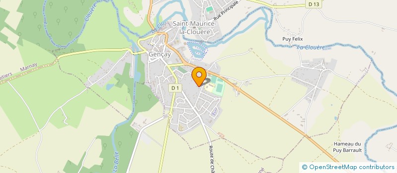 localisation de l'entreprise EURO 2002  GENCAY