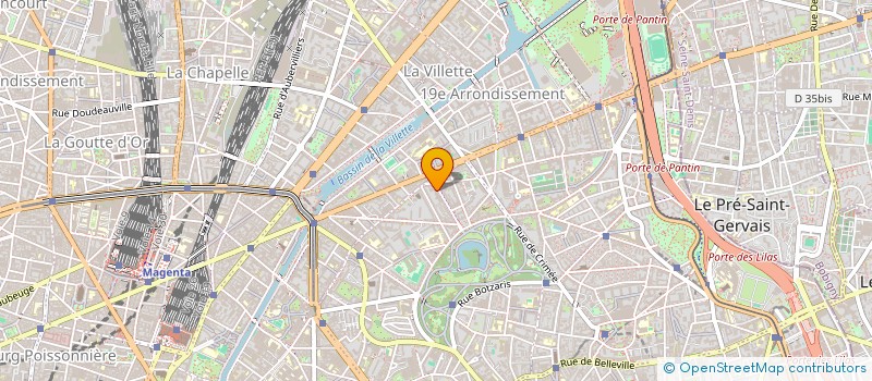 localisation de l'entreprise EURO 2006  PARIS