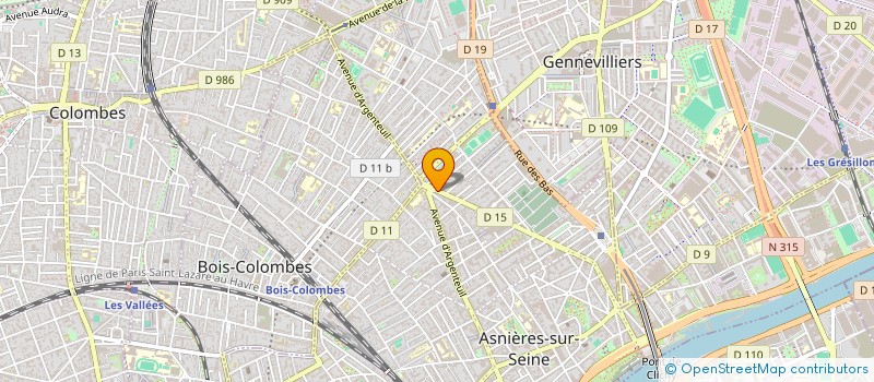 localisation de l'entreprise EURO 2011  ASNIERES-SUR-SEINE