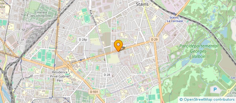 localisation de l'entreprise EURO 2S à STAINS