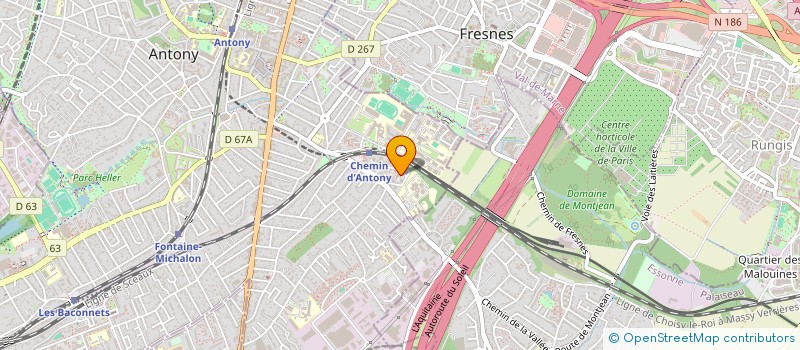 localisation de l'entreprise EURO 3D IMAGE à ANTONY