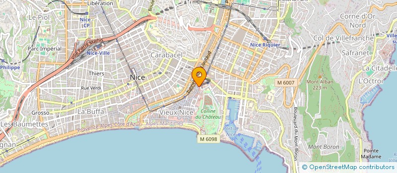 localisation de l'entreprise EURO à NICE