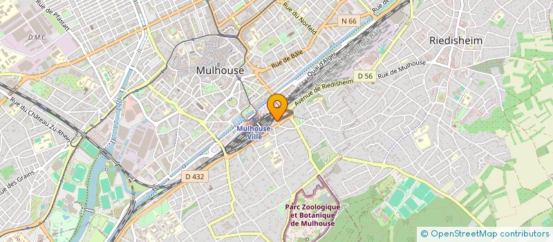 localisation de l'entreprise EURO 4X4 CENTER à MULHOUSE