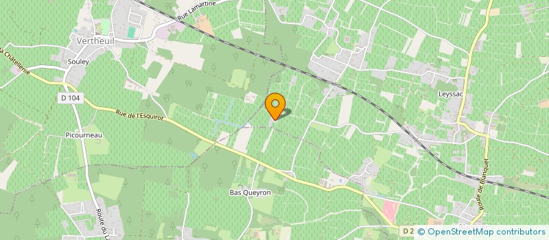 localisation de l'entreprise EURO ACACIA  SAINT-ESTEPHE