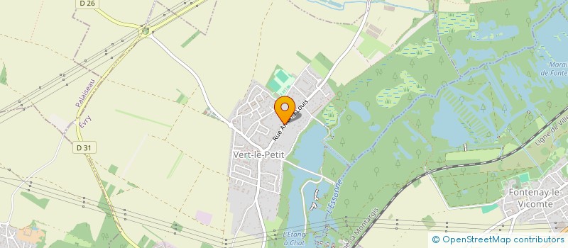 localisation de l'entreprise EURO ACCES SERVICE à VERT-LE-PETIT