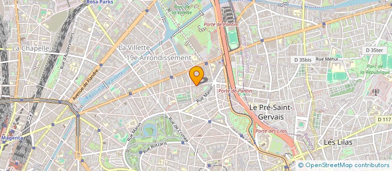 localisation de l'entreprise EURO ACCESSOIRES à PARIS