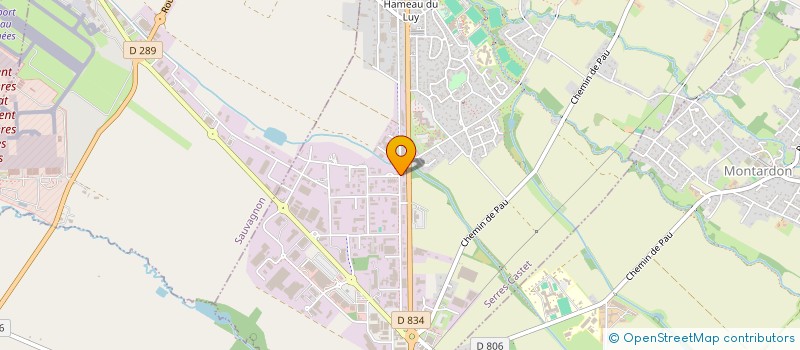 localisation de l'entreprise EURO ADOUR SYSTEMES à SERRES-CASTET