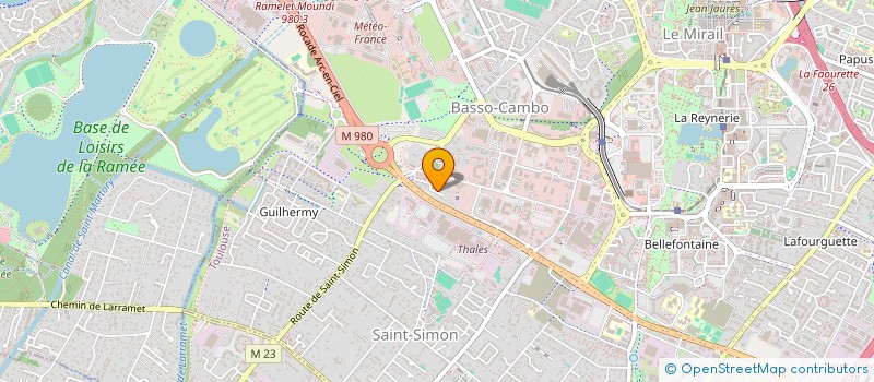 localisation de l'entreprise EURO ADVANCED  TOULOUSE