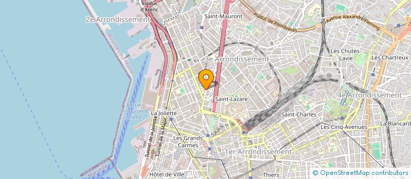 localisation de l'entreprise EURO AFRIQUE à MARSEILLE
