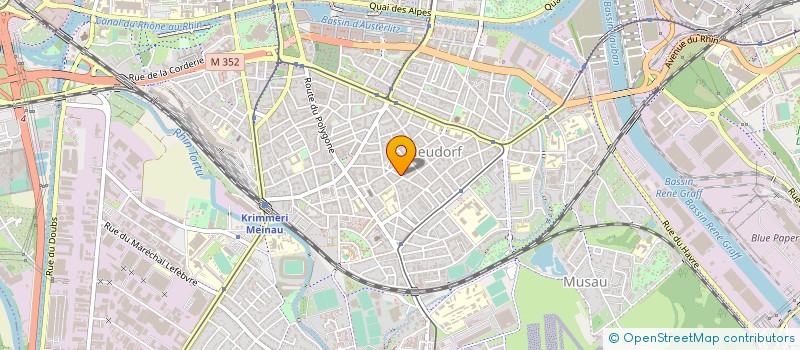 localisation de l'entreprise EURO AGENCEMENT à STRASBOURG