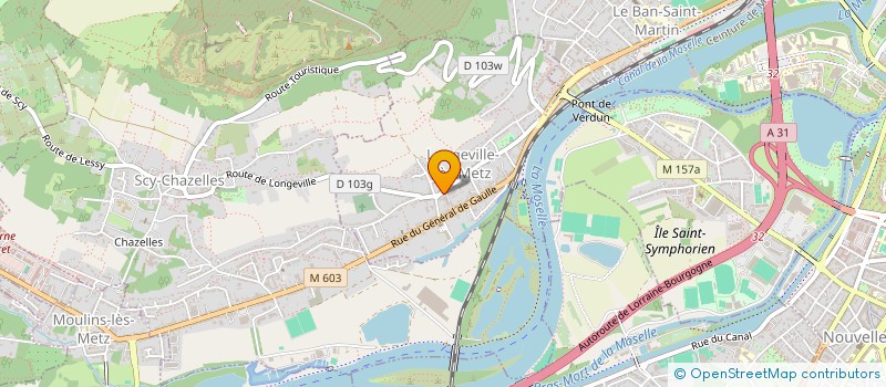 localisation de l'entreprise EURO-AGRE SA à LONGEVILLE-LES-METZ