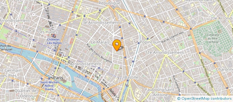 localisation de l'entreprise EURO AGRO MAREE à PARIS