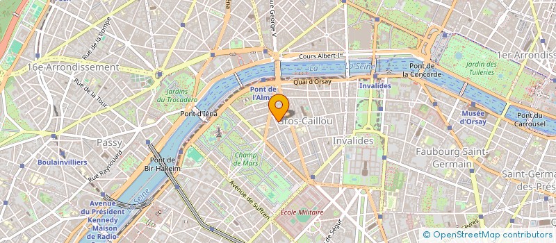 localisation de l'entreprise EURO ALMA INVESTISSEMENTS  PARIS