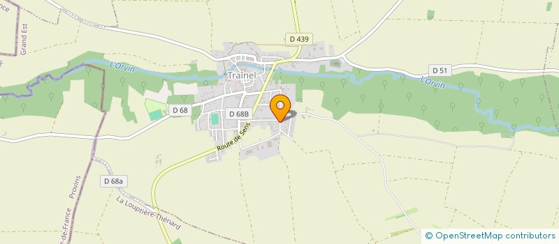 localisation de l'entreprise EURO AMENAGEMENT  TRAINEL