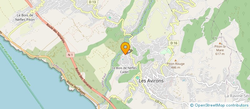 localisation de l'entreprise EURO ANIMATION à LES AVIRONS