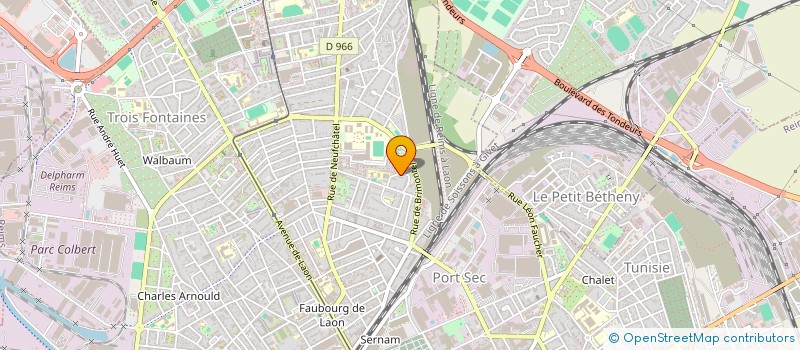 localisation de l'entreprise EURO-ANIMATION  REIMS