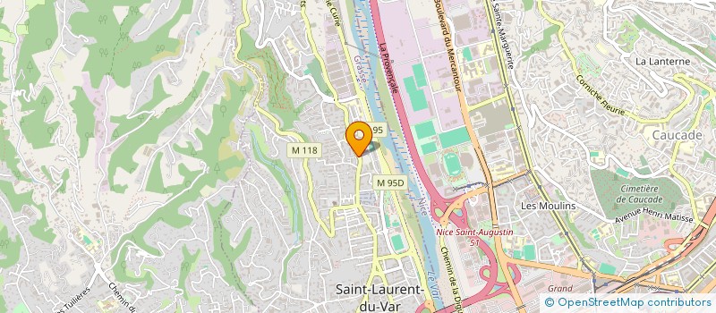 localisation de l'entreprise EURO ANTENNE SERVICES AUDIOVISUELS à SAINT-LAURENT-DU-VAR