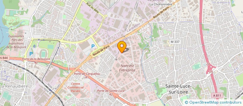localisation de l'entreprise EURO.ANTICORROSION SERVICES à NANTES