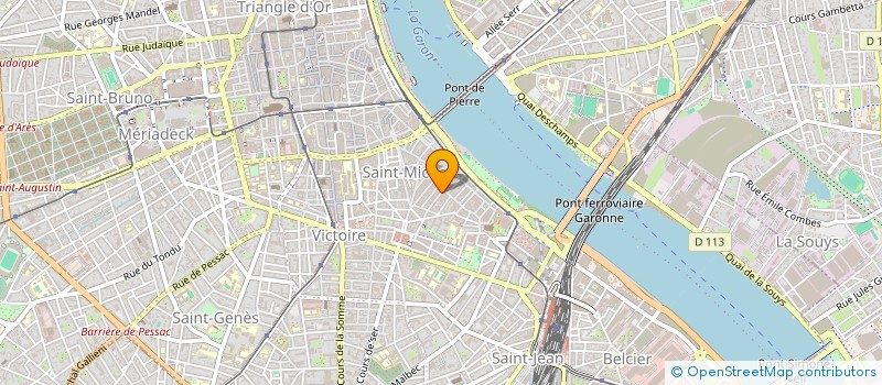 localisation de l'entreprise EURO AQUIT BAT  BORDEAUX