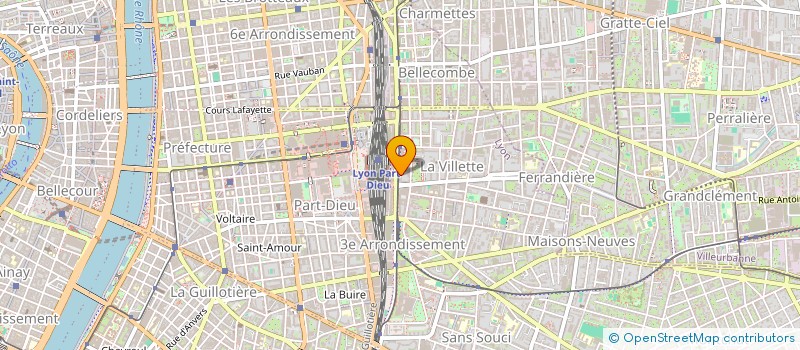 localisation de l'entreprise EURO ARCHI à LYON