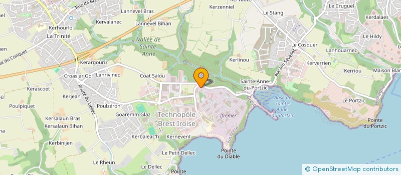 localisation de l'entreprise EURO ARGO à PLOUZANE