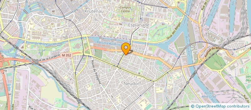 localisation de l'entreprise EURO ARTI COM à STRASBOURG