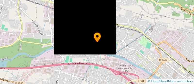 localisation de l'entreprise EURO ASSAINISSEMENT 74  THYEZ