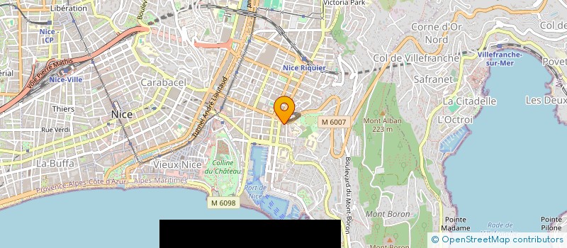 localisation de l'entreprise EURO ASSOCIATION à NICE