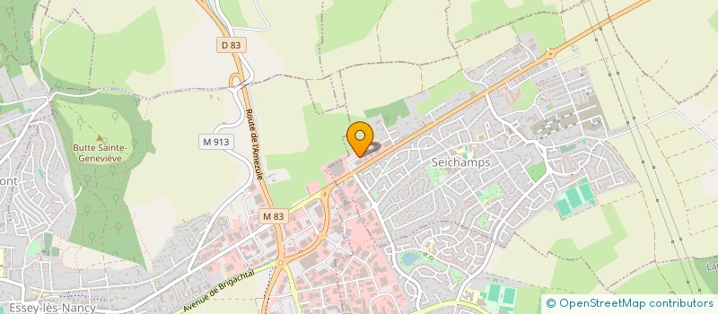 localisation de l'entreprise EURO BAINS  SEICHAMPS