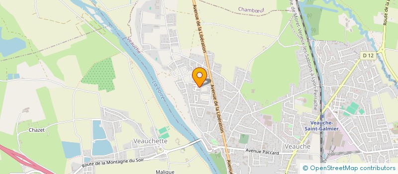 localisation de l'entreprise EURO BALL CAMP  VEAUCHE