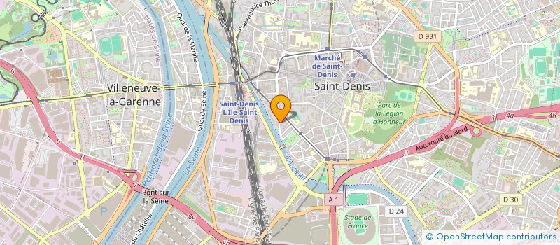 localisation de l'entreprise EURO BAR à SAINT-DENIS