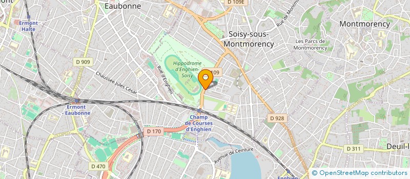 localisation de l'entreprise EURO BAT à SOISY-SOUS-MONTMORENCY