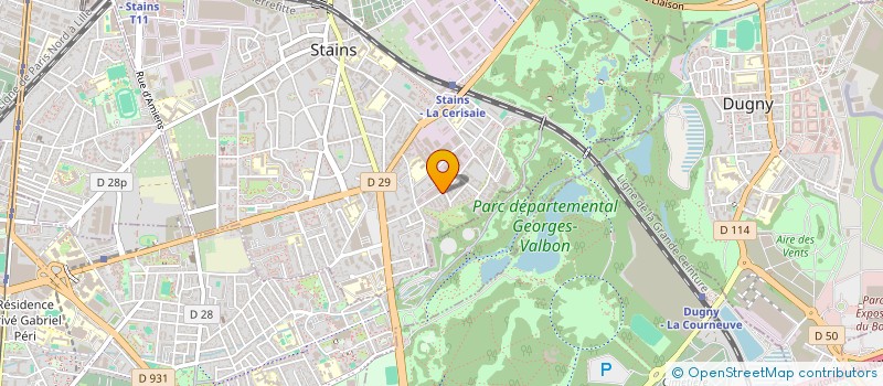 localisation de l'entreprise EURO BAT à STAINS