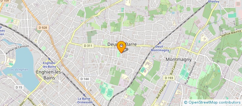 localisation de l'entreprise EURO BAT95 CONSTRUCTION à DEUIL-LA-BARRE