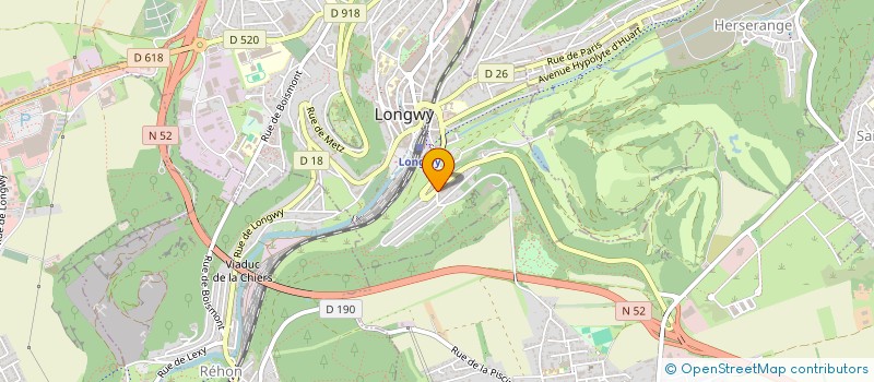 localisation de l'entreprise EURO BATI à LONGWY