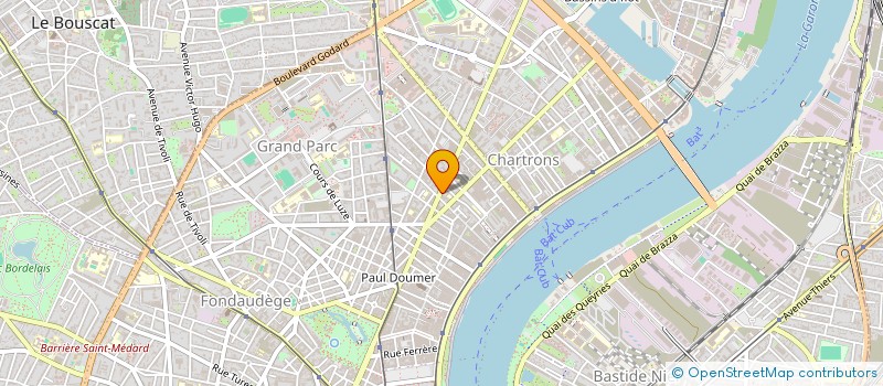 localisation de l'entreprise EURO - BATI CONCEPT à BORDEAUX